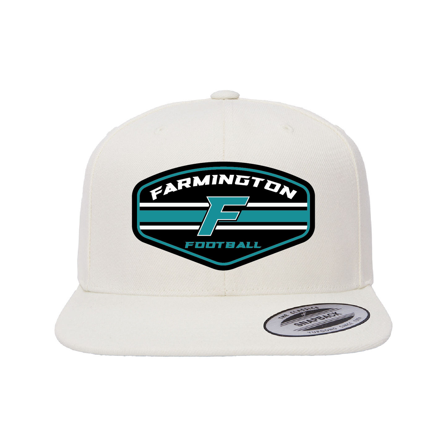 Farmington Football Stripe - Flat Bill Snapback