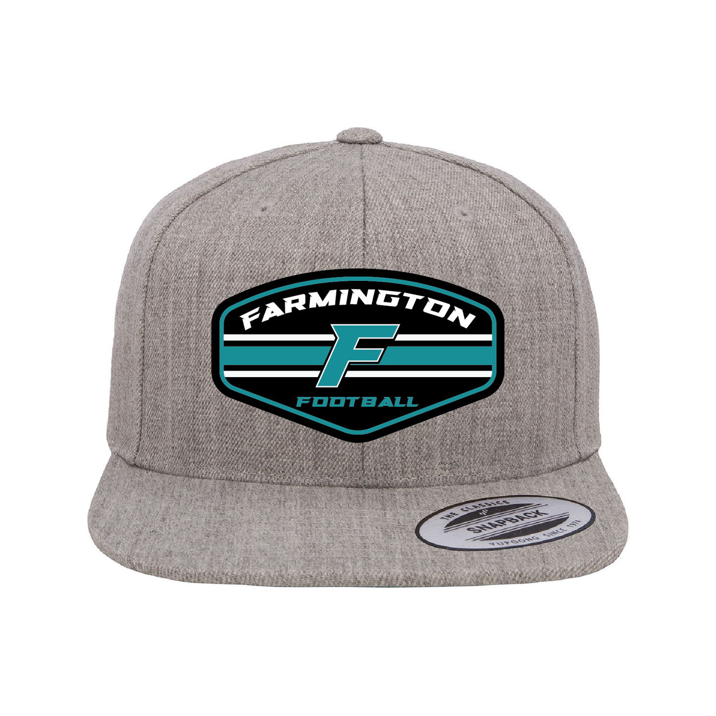 Farmington Football Stripe - Flat Bill Snapback