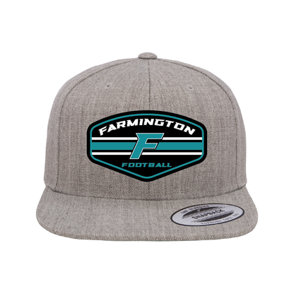 Farmington Football Stripe - Flat Bill Snapback