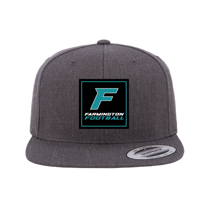 Farmington Football Square Patch - Flat Bill Snapback