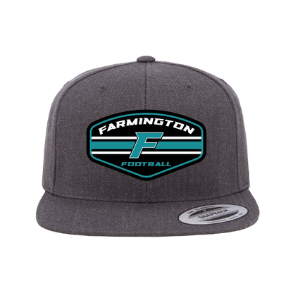 Farmington Football Stripe - Flat Bill Snapback