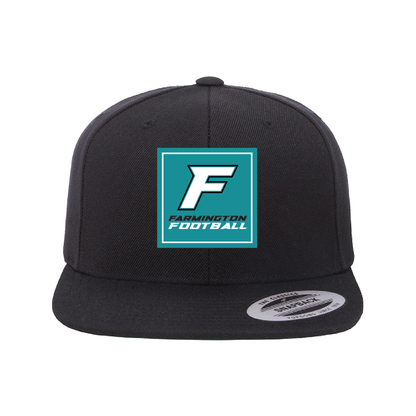 Farmington Football Square Patch - Flat Bill Snapback