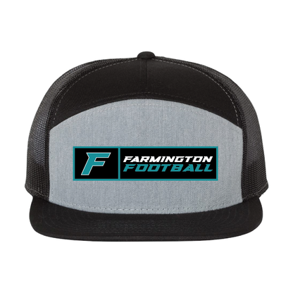Farmington Football Patch - 7 Panel Trucker