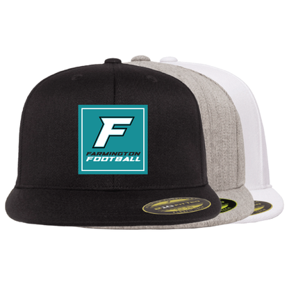 Farmington Football Square Patch - Flat Bill Flexfit