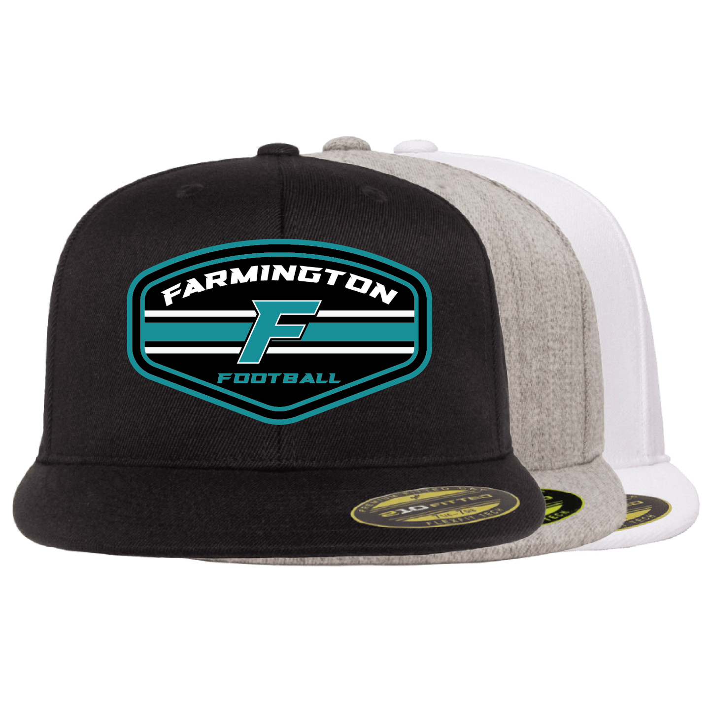 Farmington Football Stripe - Flat Bill Flexfit