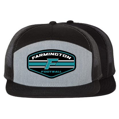 Farmington Football Stripe - 7 Panel Trucker