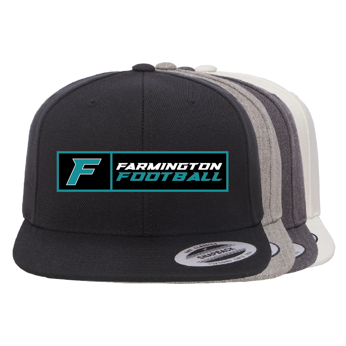 Farmington Football Patch - Flat Bill Snapback