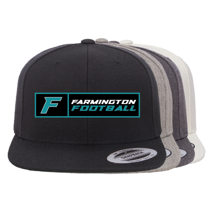Farmington Football Patch - Flat Bill Snapback