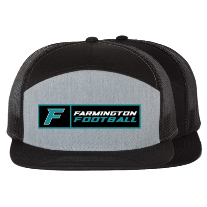 Farmington Football Patch - 7 Panel Trucker