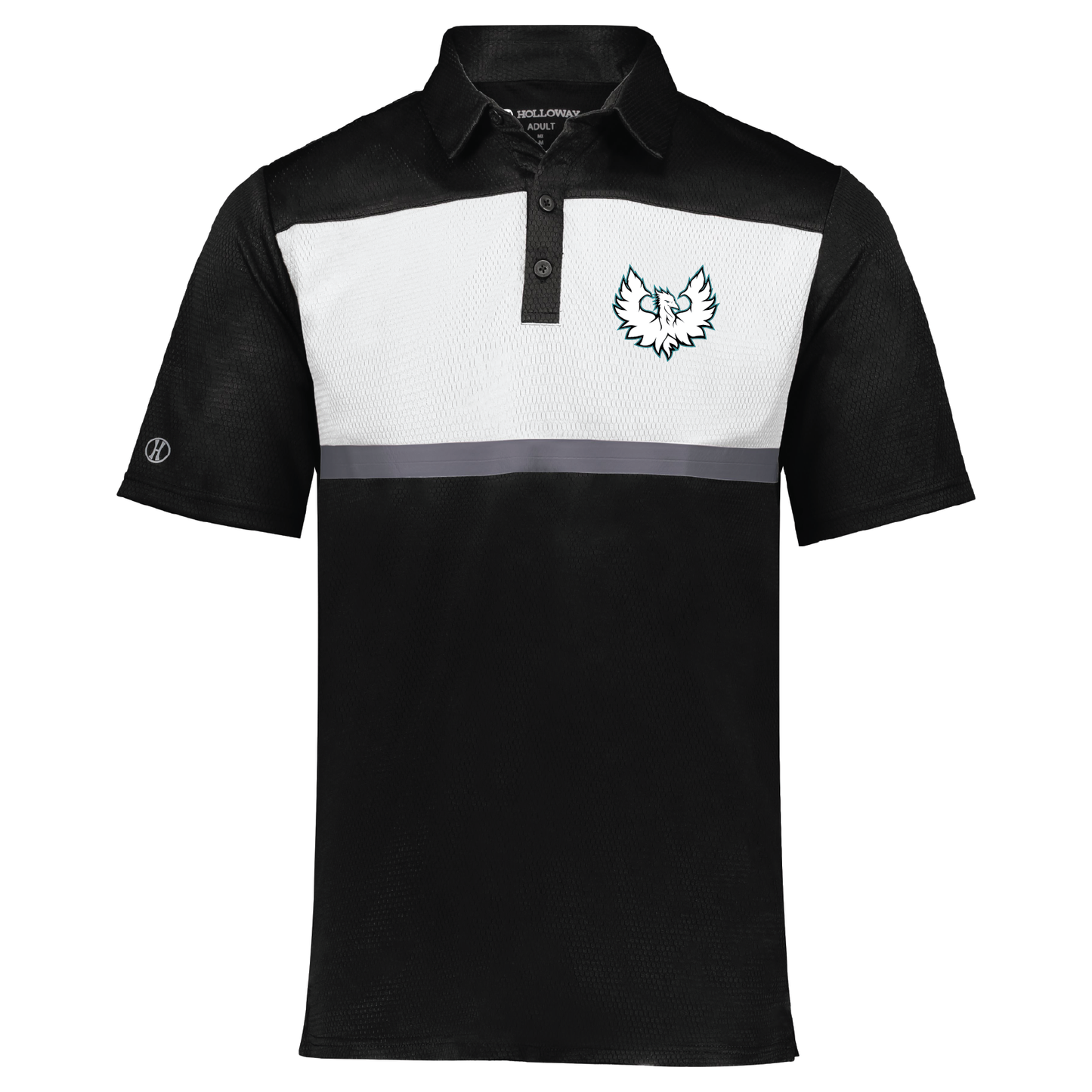 White Phoenix Logo - Mens  | Womens Prism Bold Polo