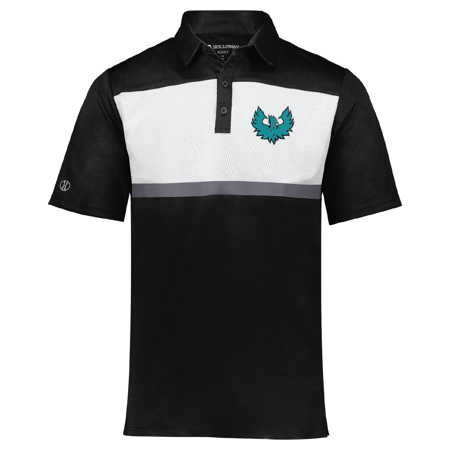 Teal Phoenix Logo - Mens  | Womens Prism Bold Polo