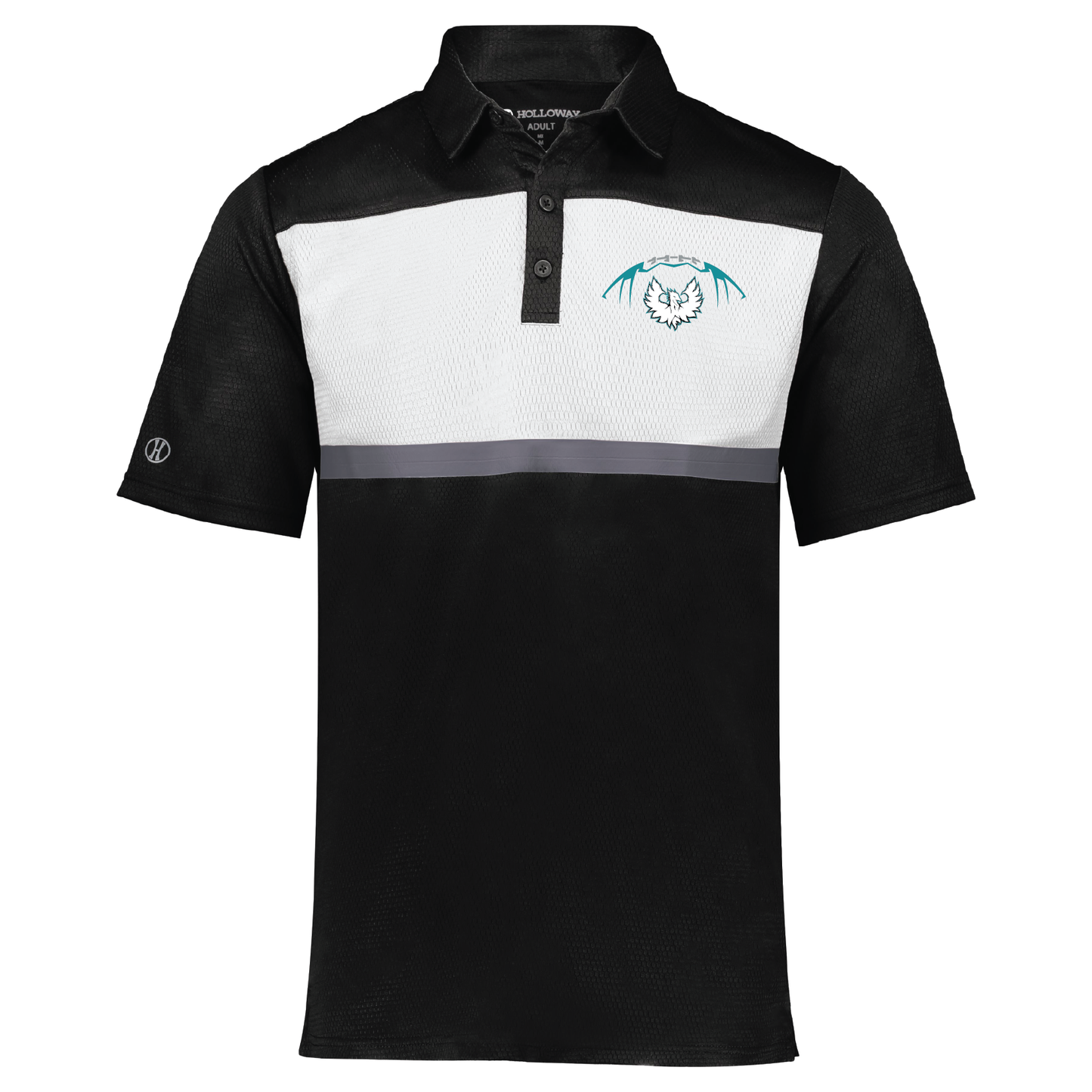 Football W/White Phoenix Logo - Mens  | Womens Prism Bold Polo