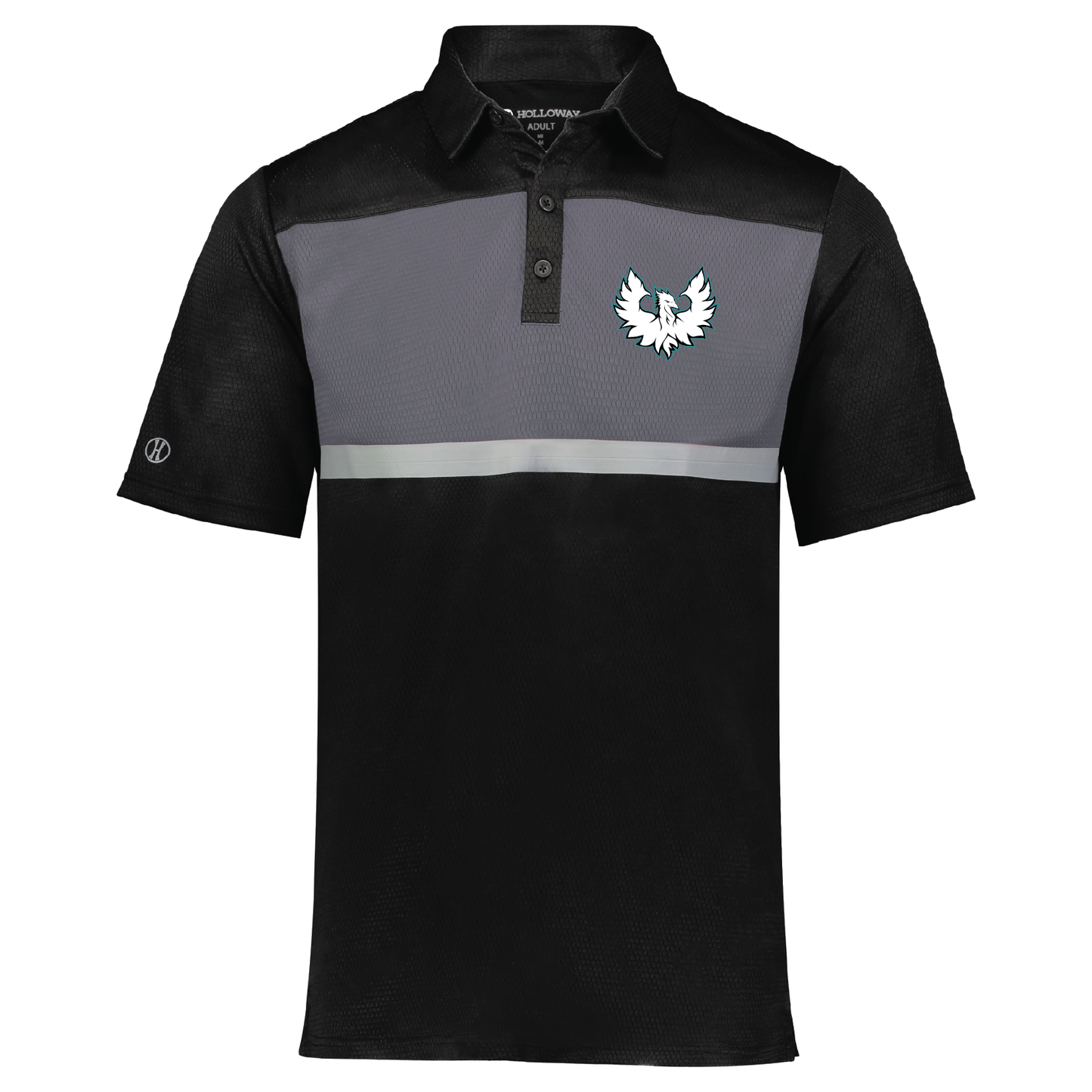 White Phoenix Logo - Mens  | Womens Prism Bold Polo