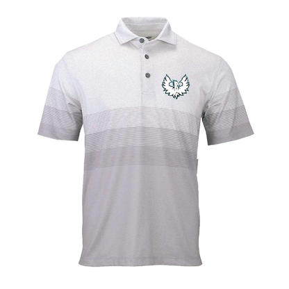 White Phoenix Logo - Mens Heathered Polo