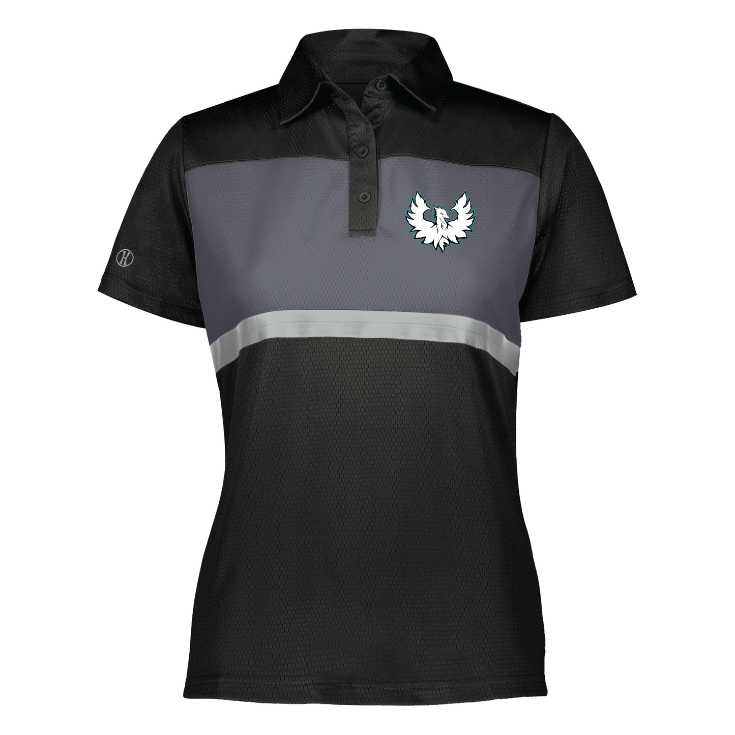 White Phoenix Logo - Mens  | Womens Prism Bold Polo