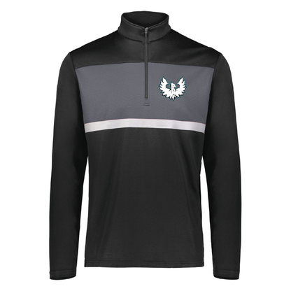 White Phoenix Logo - Mens | Womens PrismBold 1/4 Zip Pullover