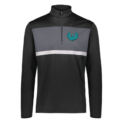 Teal Phoenix Logo - Mens | Womens PrismBold 1/4 Zip Pullover