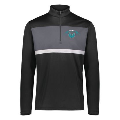 Football W/Teal Phoenix Logo - Mens | Womens PrismBold 1/4 Zip Pullover