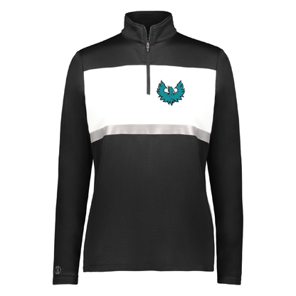 Teal Phoenix Logo - Mens | Womens PrismBold 1/4 Zip Pullover