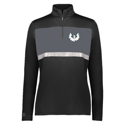 White Phoenix Logo - Mens | Womens PrismBold 1/4 Zip Pullover