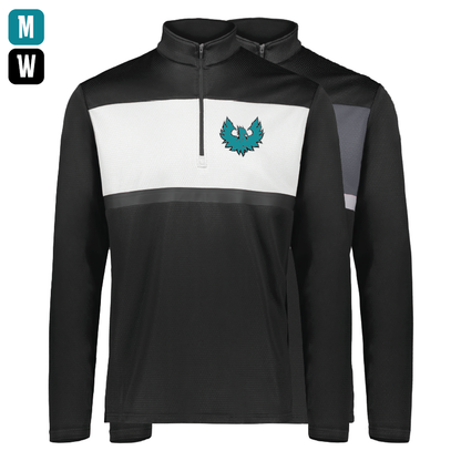 Teal Phoenix Logo - Mens | Womens PrismBold 1/4 Zip Pullover