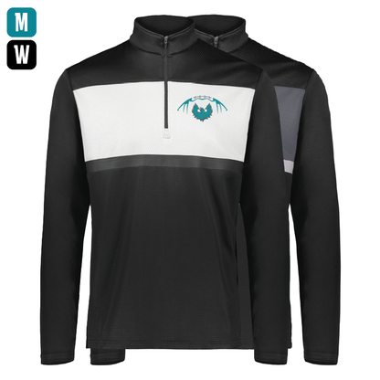 Football W/Teal Phoenix Logo - Mens | Womens PrismBold 1/4 Zip Pullover