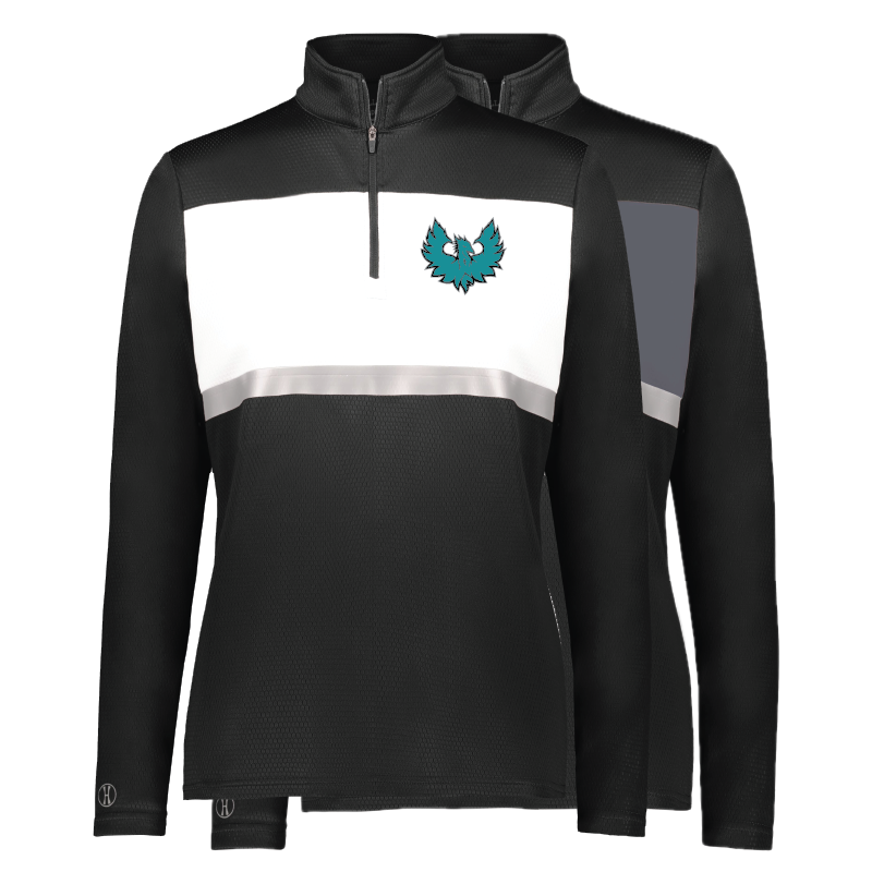 Teal Phoenix Logo - Mens | Womens PrismBold 1/4 Zip Pullover