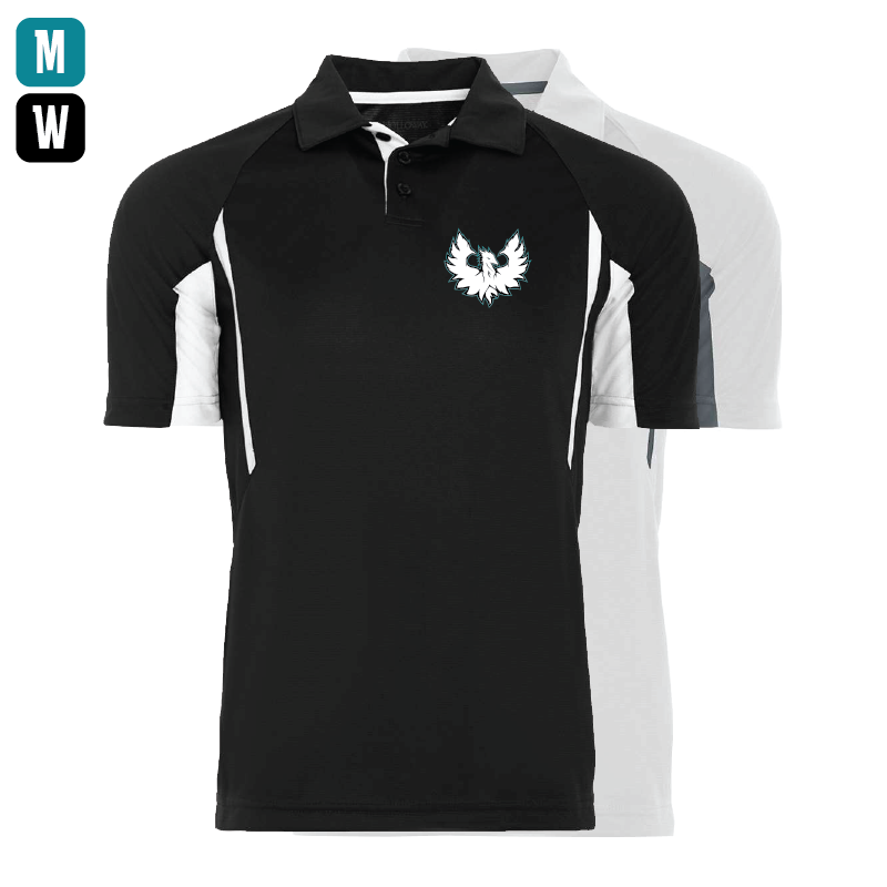 White Phoenix Logo - Mens  | Womens Avenger Polo