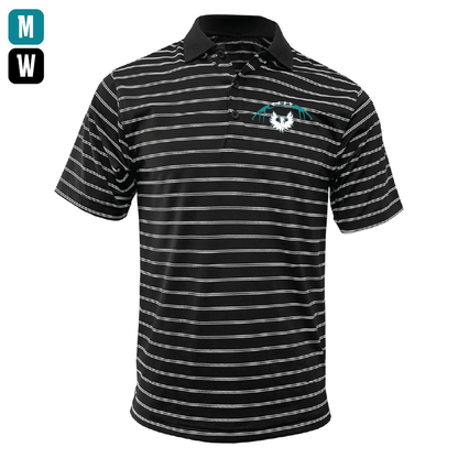 Football W/White Phoenix Logo - Mens | Womens Wide Stripe Polo