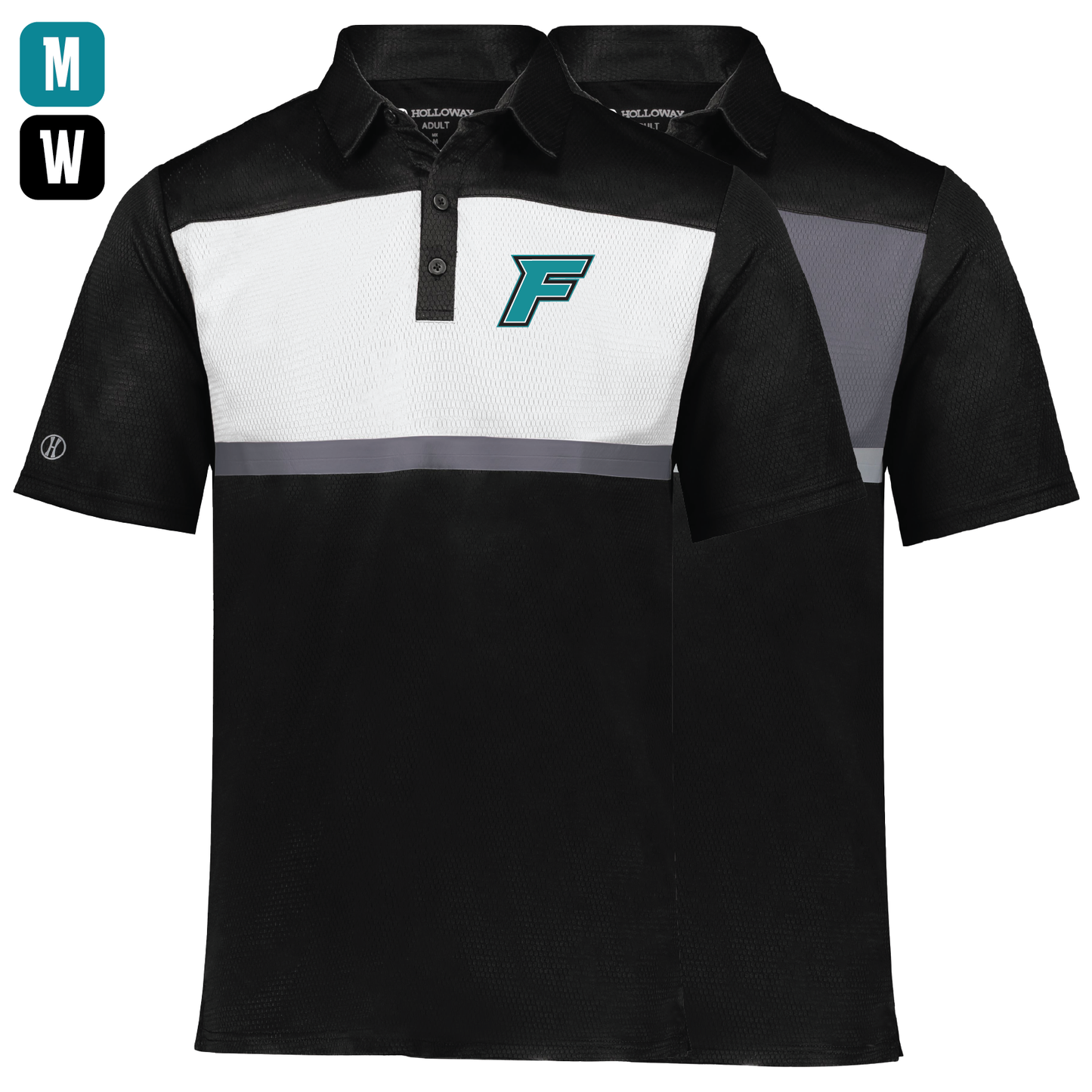F Logo - Mens  | Womens Prism Bold Polo