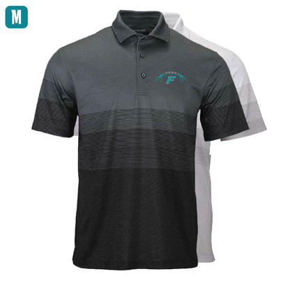 Football W/F Logo - Mens Heathered Polo