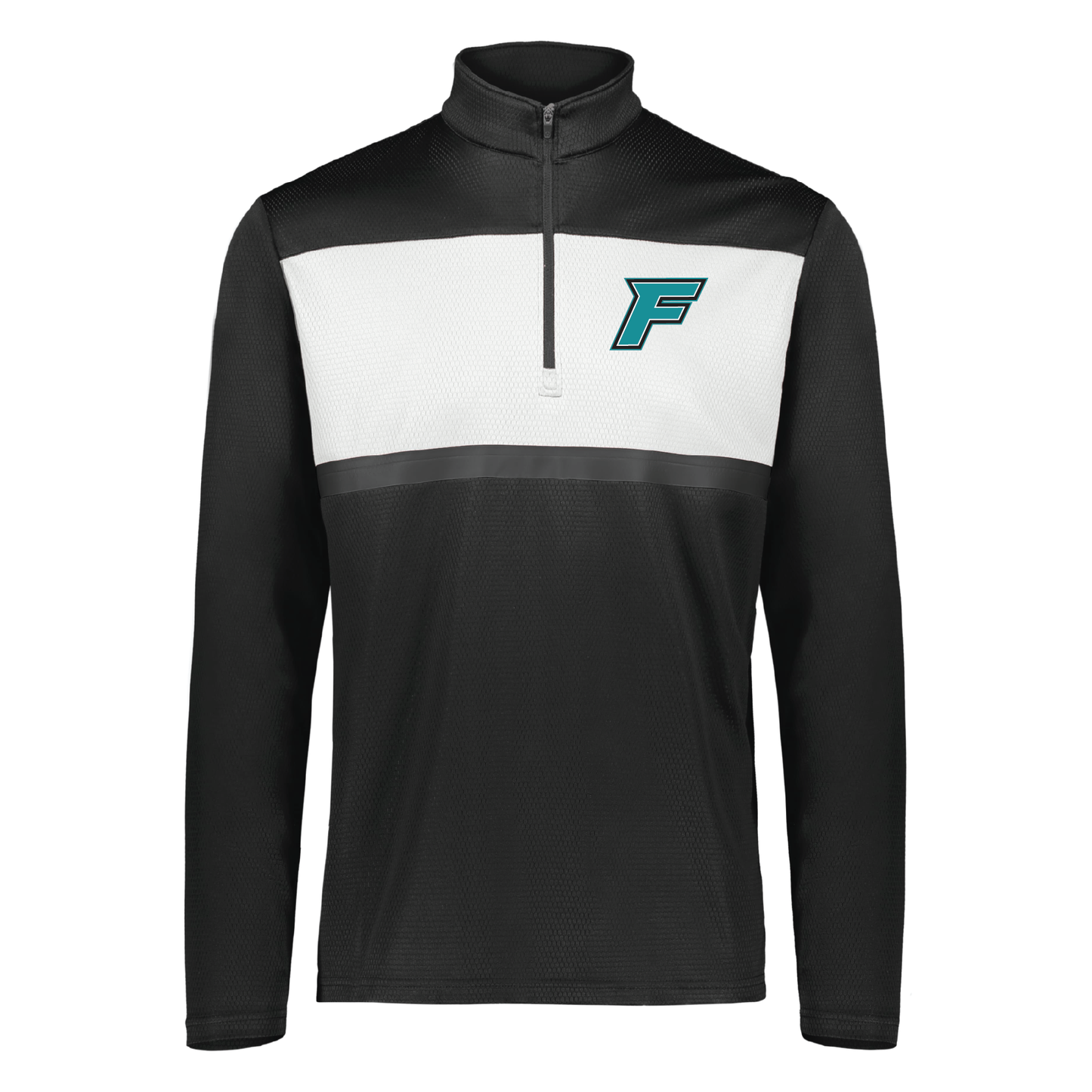 F Logo - Mens | Womens PrismBold 1/4 Zip Pullover
