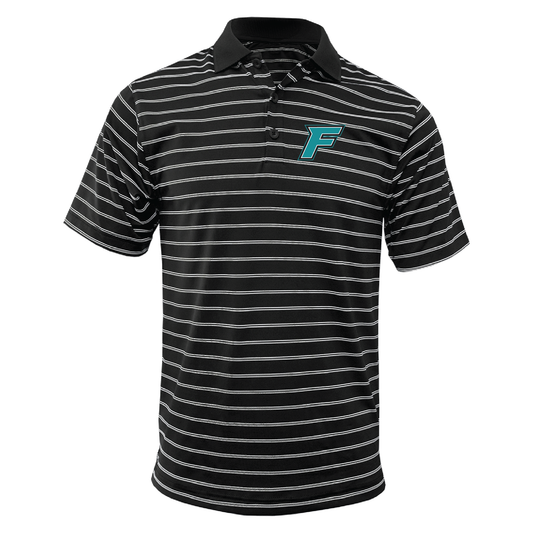 F Logo - Mens | Womens Wide Stripe Polo
