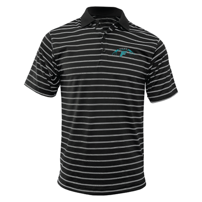 Football W/F Logo - Mens | Womens Wide Stripe Polo