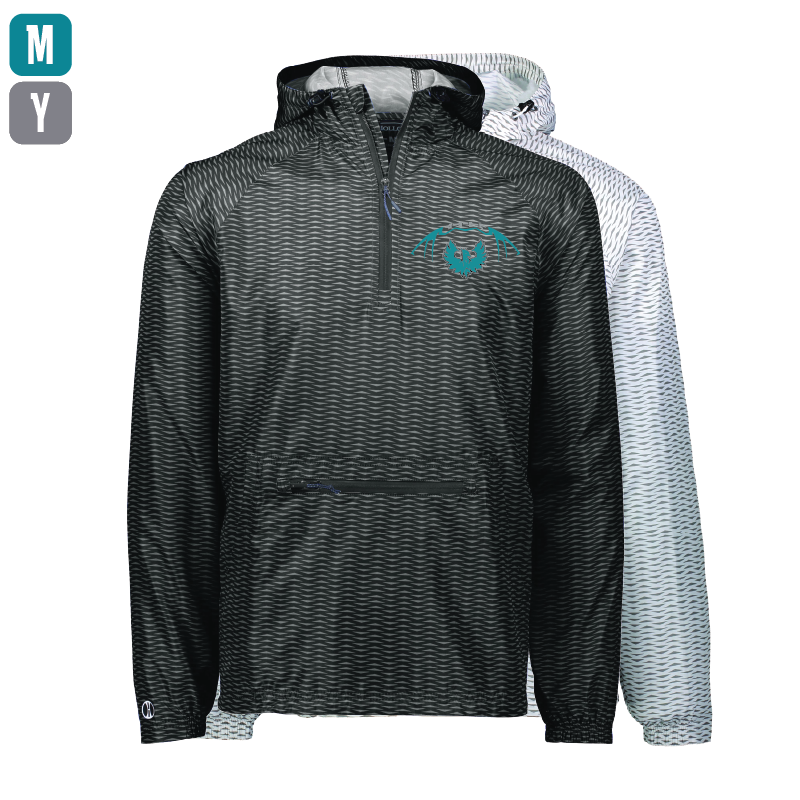 Football W/Teal Phoenix Logo - Mens | Youth RangePackable Pullover