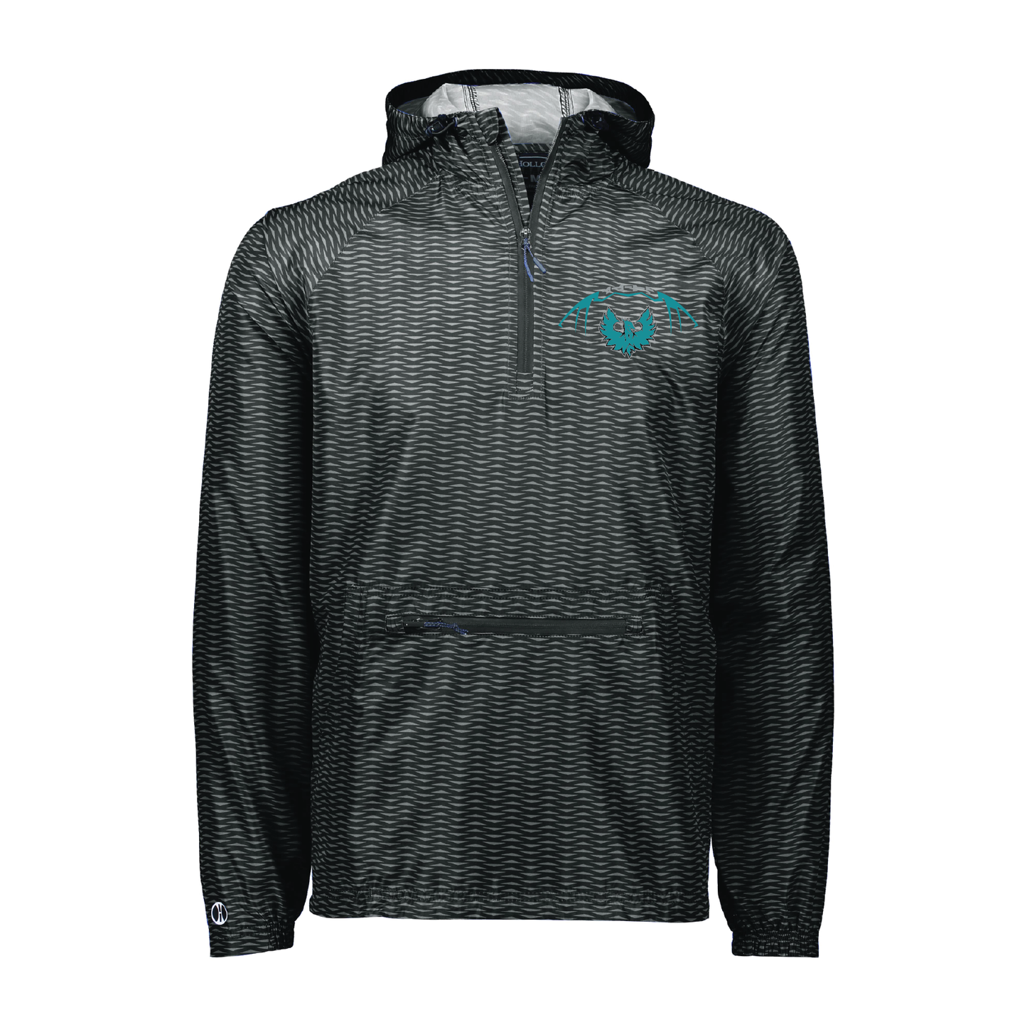 Football W/Teal Phoenix Logo - Mens | Youth RangePackable Pullover