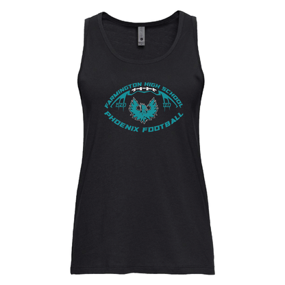 Farmington High School Phoenix Football W/Teal Phoenix - Mens | Womens | Youth Tank Top
