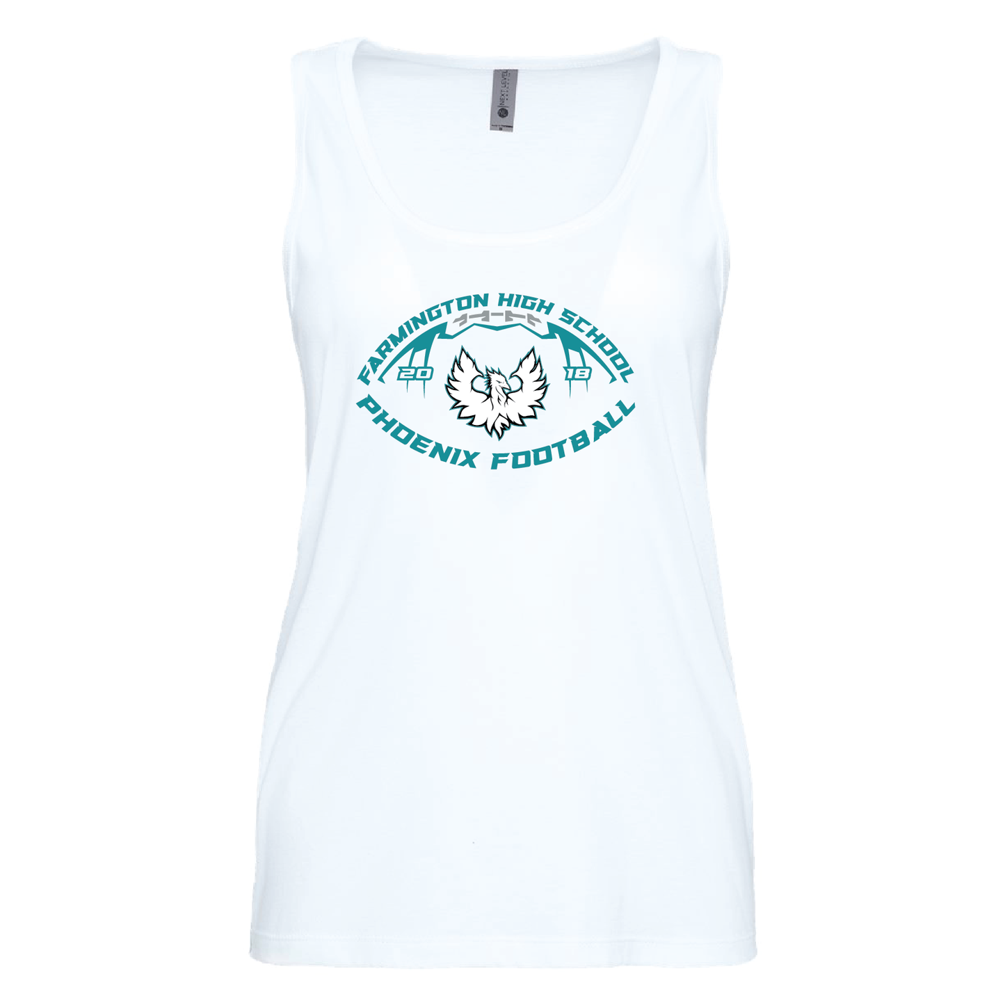 Farmington High School Phoenix Football W/White Phoenix - Mens | Womens | Youth Tank Top