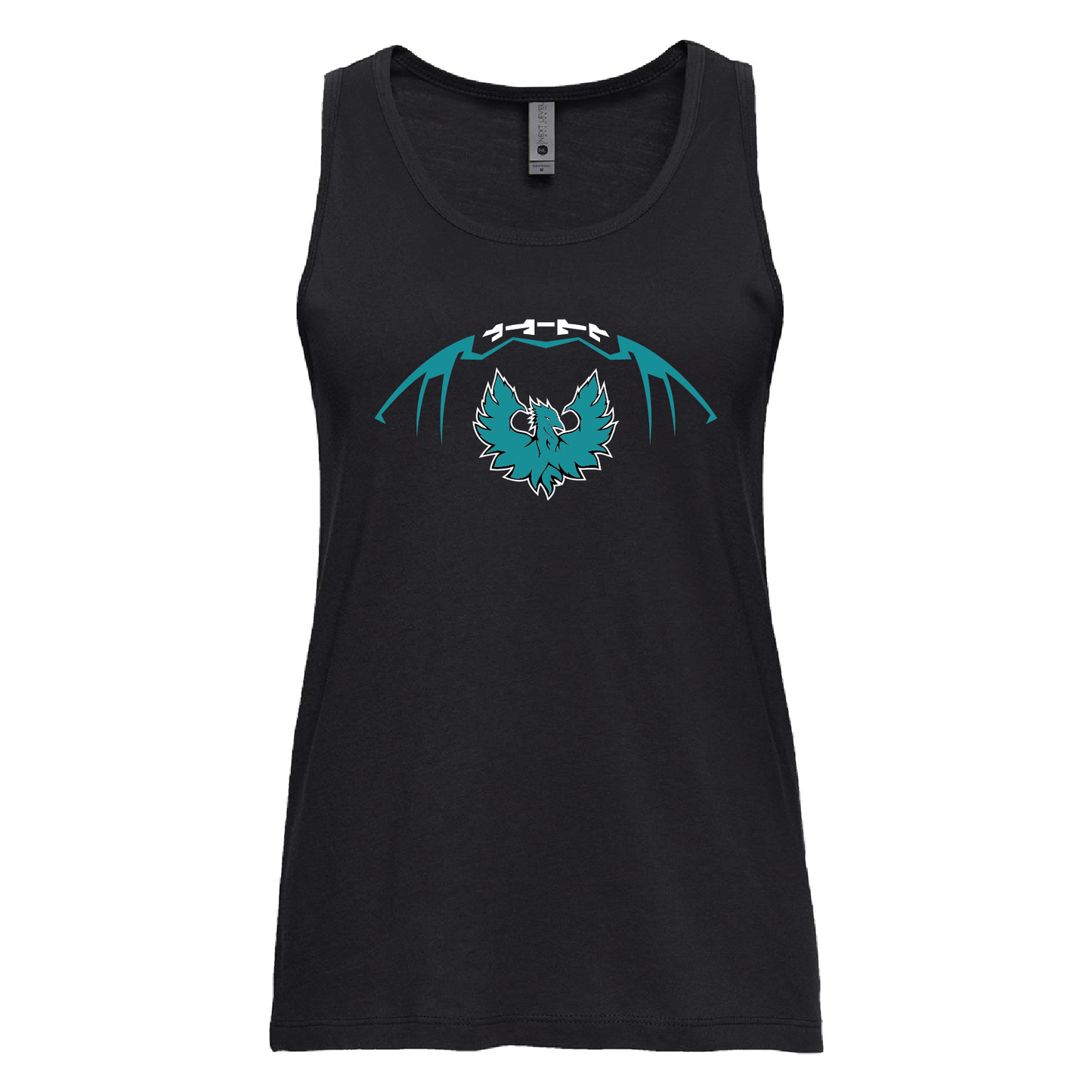 Football W/Teal Phoenix Logo - Mens | Womens | Youth Tank Top