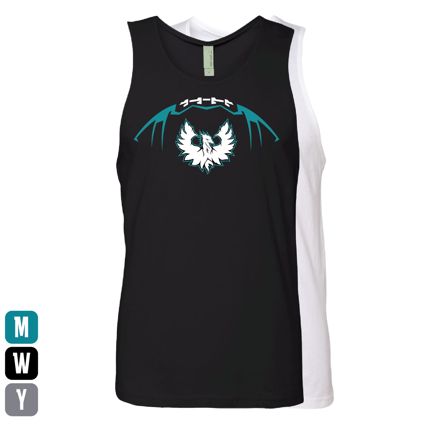 Football W/White Phoenix Logo - Mens | Womens | Youth Tank Top