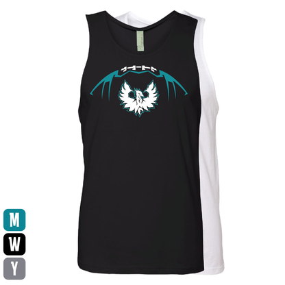 Football W/White Phoenix Logo - Mens | Womens | Youth Tank Top