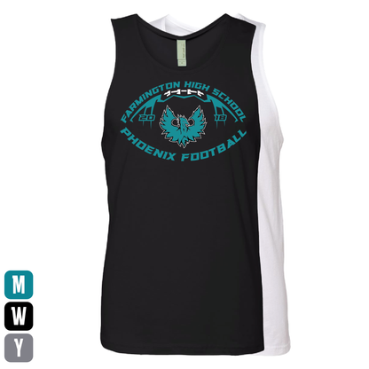 Farmington High School Phoenix Football W/Teal Phoenix - Mens | Womens | Youth Tank Top