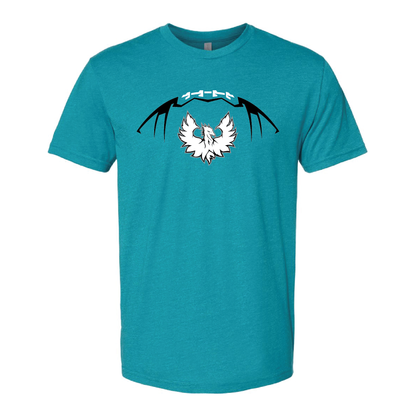 Football W/White Phoenix Logo - Mens | Womens | Youth CVC T-Shirt