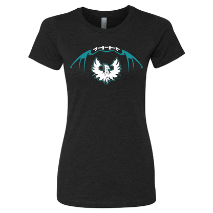 Football W/White Phoenix Logo - Mens | Womens | Youth CVC T-Shirt