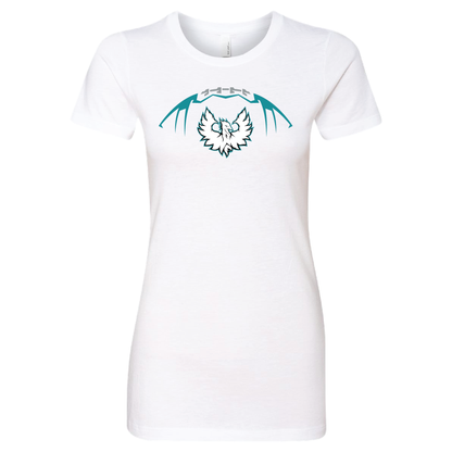 Football W/White Phoenix Logo - Mens | Womens | Youth CVC T-Shirt