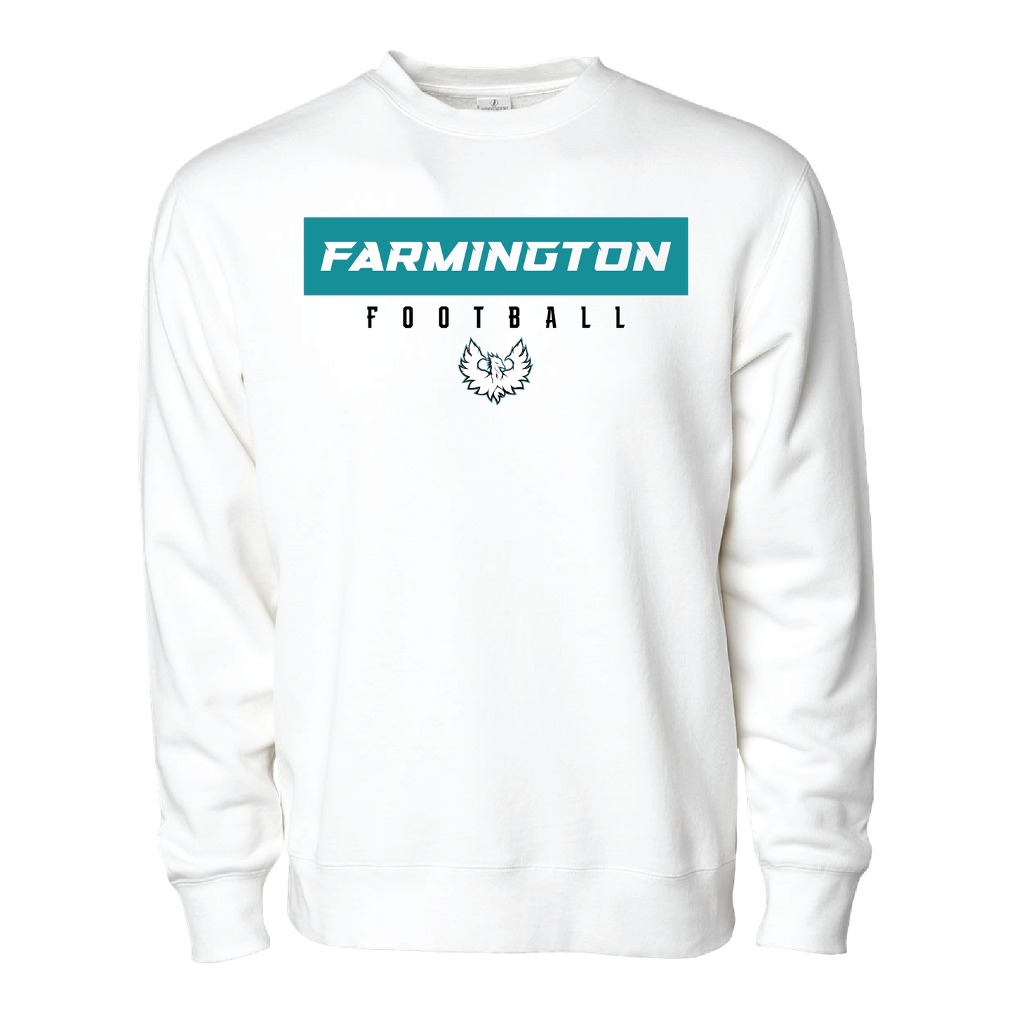 Farmington Football W/Phoenix Logo - Adult Crewneck Sweatshirt