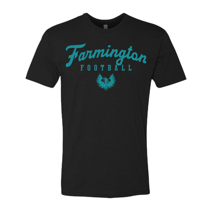 Farmington Script Football - Mens | Womens | Youth CVC T-Shirt
