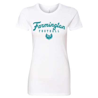 Farmington Script Football - Mens | Womens | Youth CVC T-Shirt
