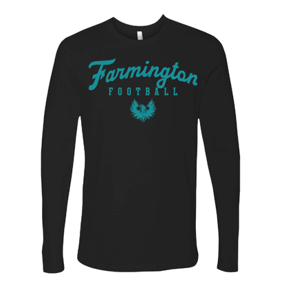 Farmington Script Football - Mens | Womens | Youth Long Sleeve T-Shirt