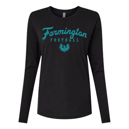 Farmington Script Football - Mens | Womens | Youth Long Sleeve T-Shirt